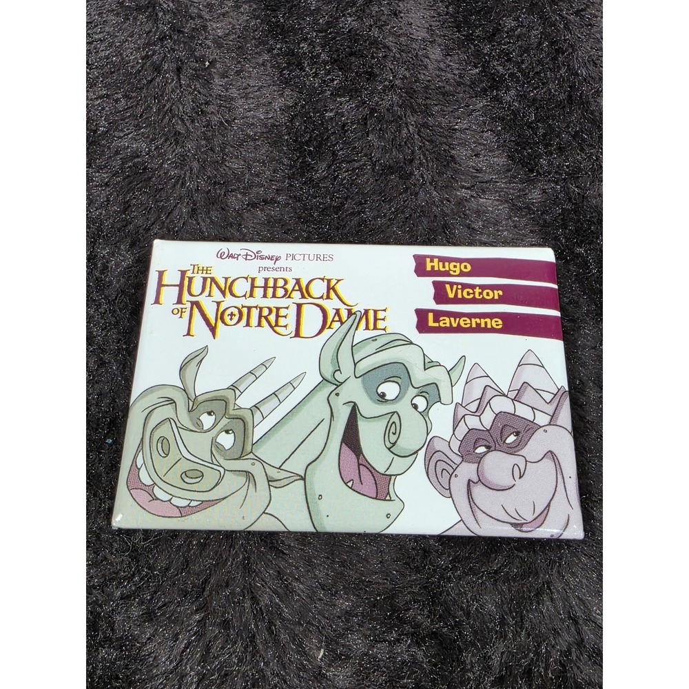 Vintage Disney The Hunchback of Notre Dame Gargoyles Hugo Victor Laverne Pin